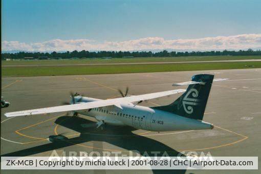 ZK-MCB, 1999 ATR 72-212A C/N 598, ATR 72-500 at Christchurch