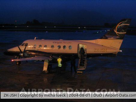 ZK-JSH, 1988 British Aerospace BAe-3109 Jetstream 31 C/N 838, J31 just arrived in Dunedin from Christchurch