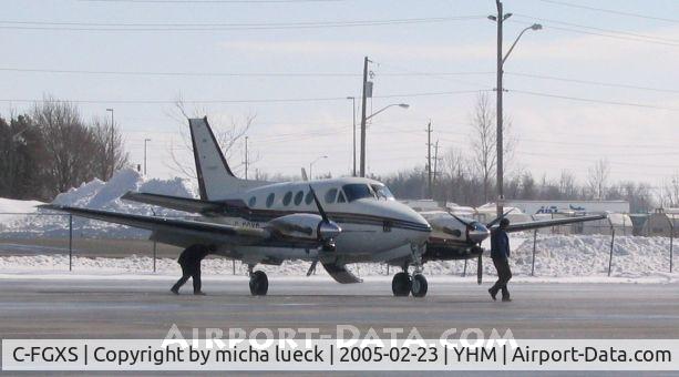 C-FGXS, 1989 Beech C90A King Air C/N LJ-1207, Beechcraft King Air C90A of Transport Canada