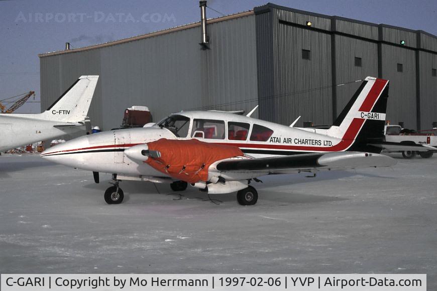 C-GARI, Piper PA-23-250 C/N 27-7305169, Atai Air Charter Piper 23 at Kuujjuaq (former Ft. Chimo)