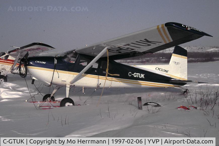 C-GTUK, St Just Cyclone 180 C/N 0027, Kit built Cessna 180/185 replica at Kuujjuaq, Northern Quebec (former Ft. Chimo)