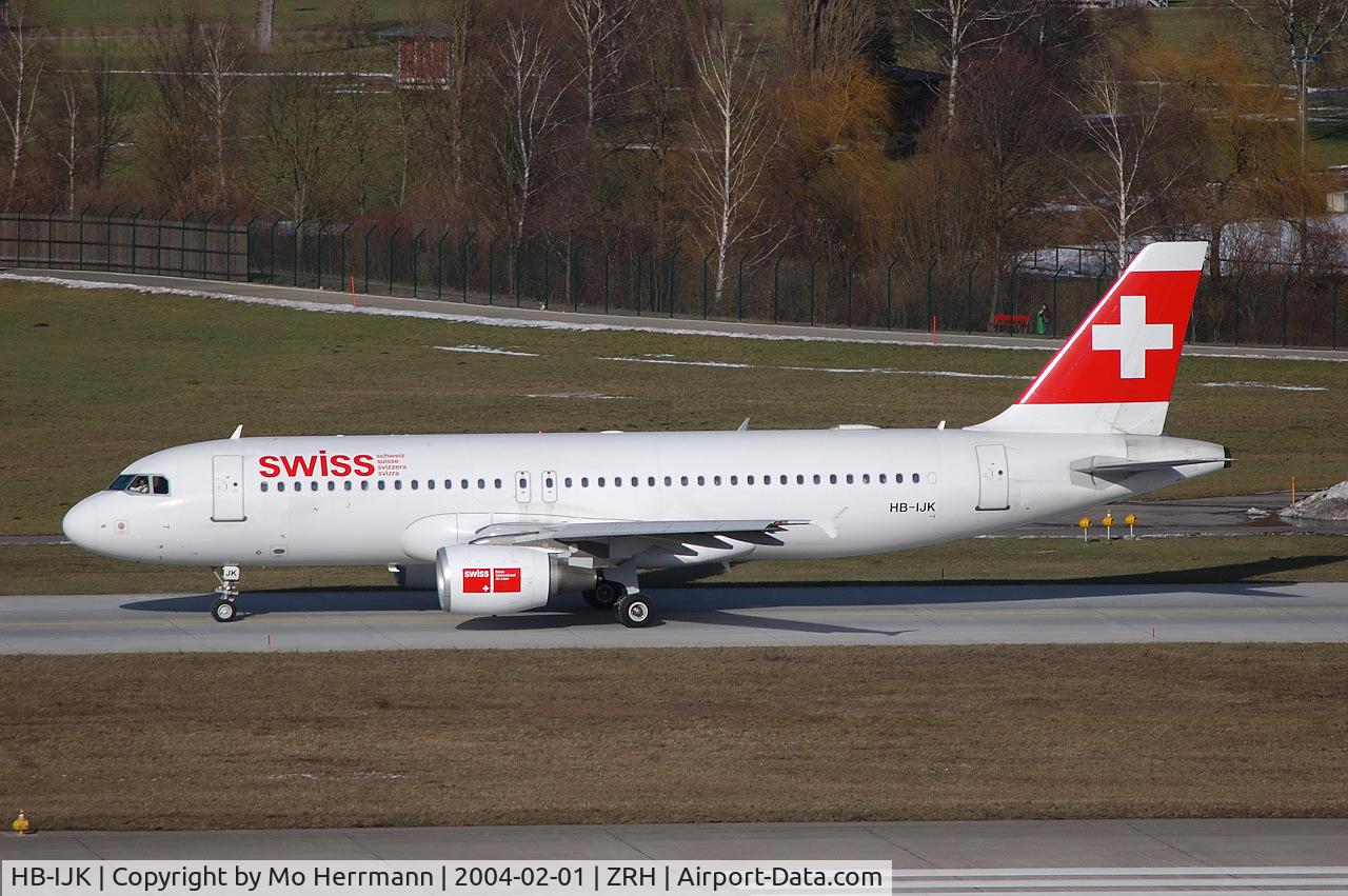 HB-IJK, 1996 Airbus A320-214 C/N 596, Swiss A320 at Zurich