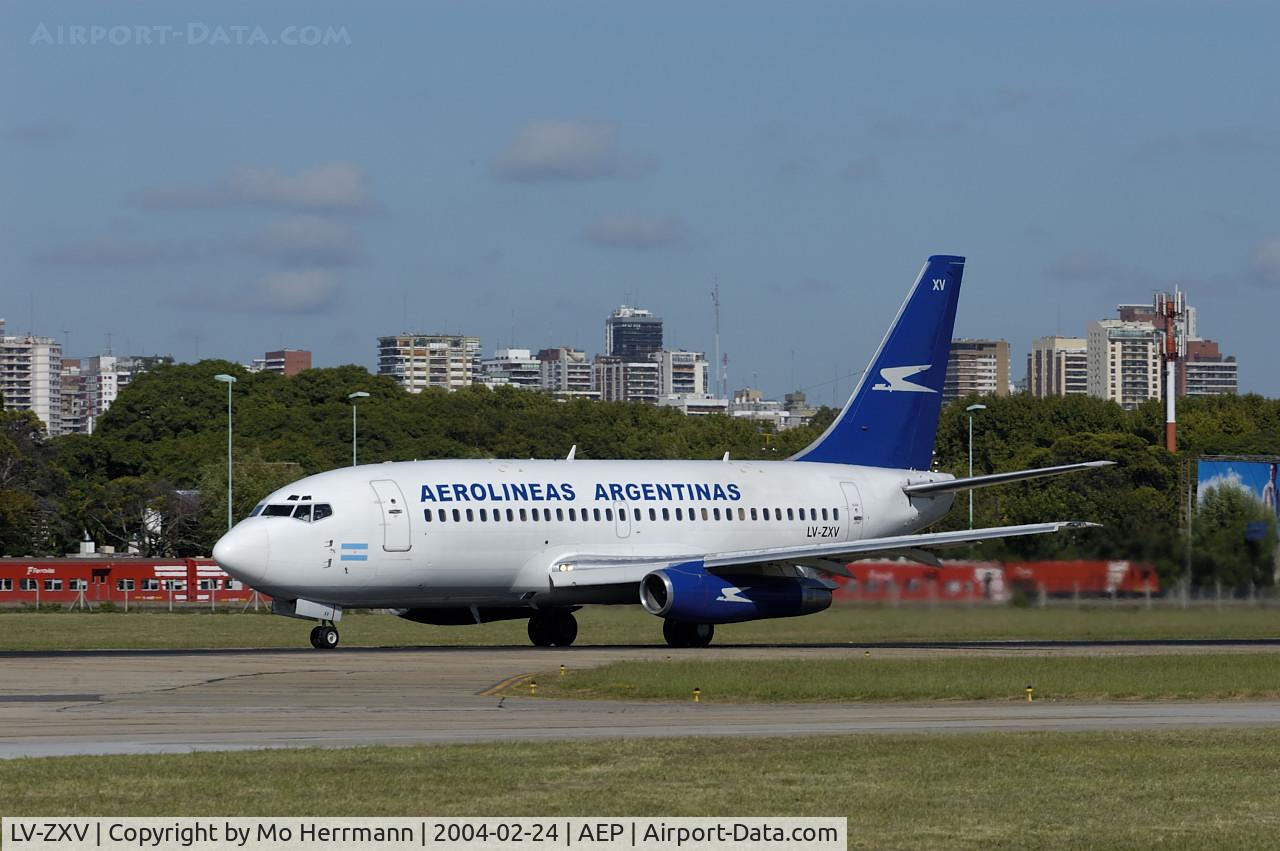 LV-ZXV, 1987 Boeing 737-228 C/N 23793, Aerolineas Argentinas Boeing 737-200 at Buenos Aires Aeroparque