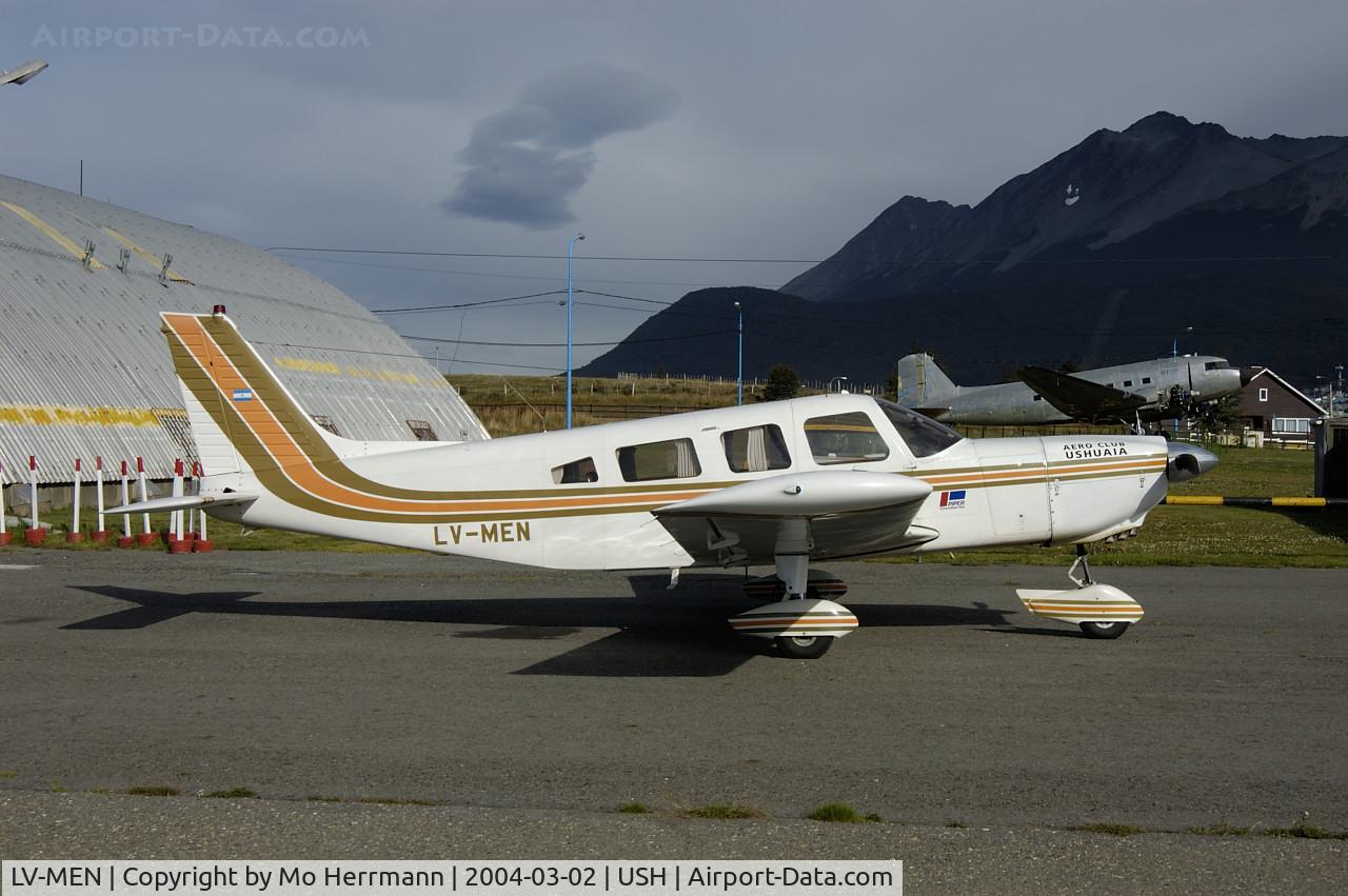 LV-MEN, 1978 Piper PA-32-300 Cherokee Six Cherokee Six C/N Not found LV-MEN, Aero Club Ushuaia, southernmost tip of continent