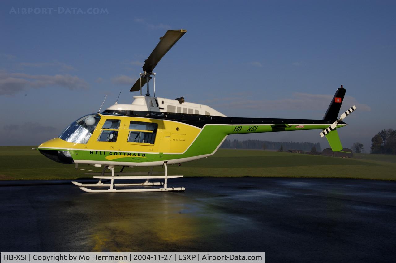 HB-XSI, 1980 Bell 206B JetRanger III C/N 3091, Heli Gotthard at Pfaffnau/Switzerland