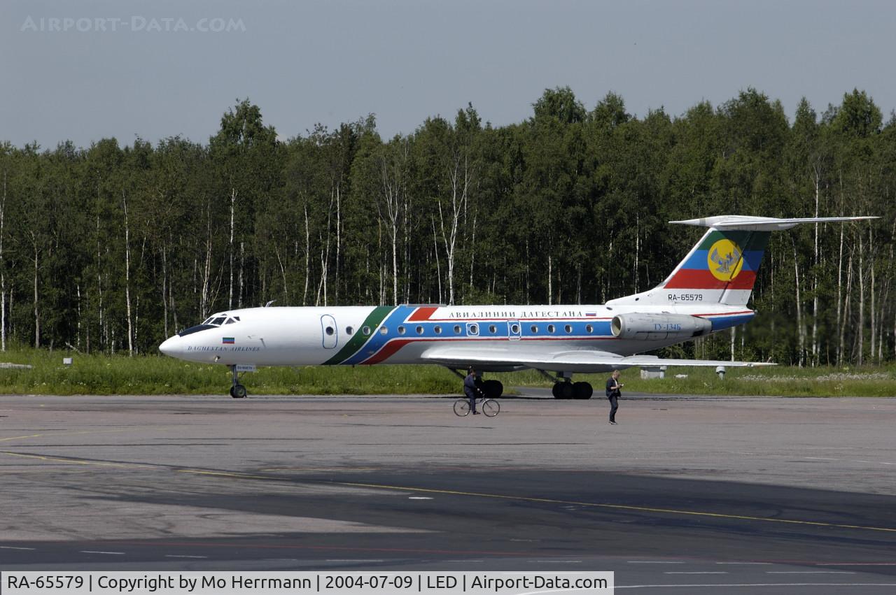 RA-65579, Tupolev Tu-134B-3 C/N 63295, Dagestan Airlines - a tricky place to fly to at the moment...