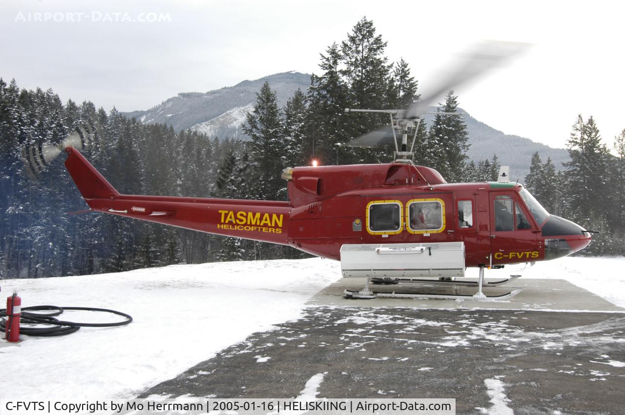 C-FVTS, 1972 Bell 212 C/N 30546, Purcell Heliskiing at Golden, B.C.