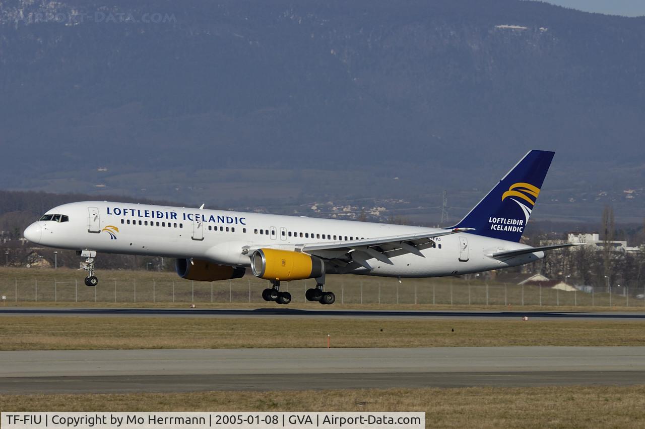 TF-FIU, 1994 Boeing 757-256 C/N 26243, Loftleidir at Geneva