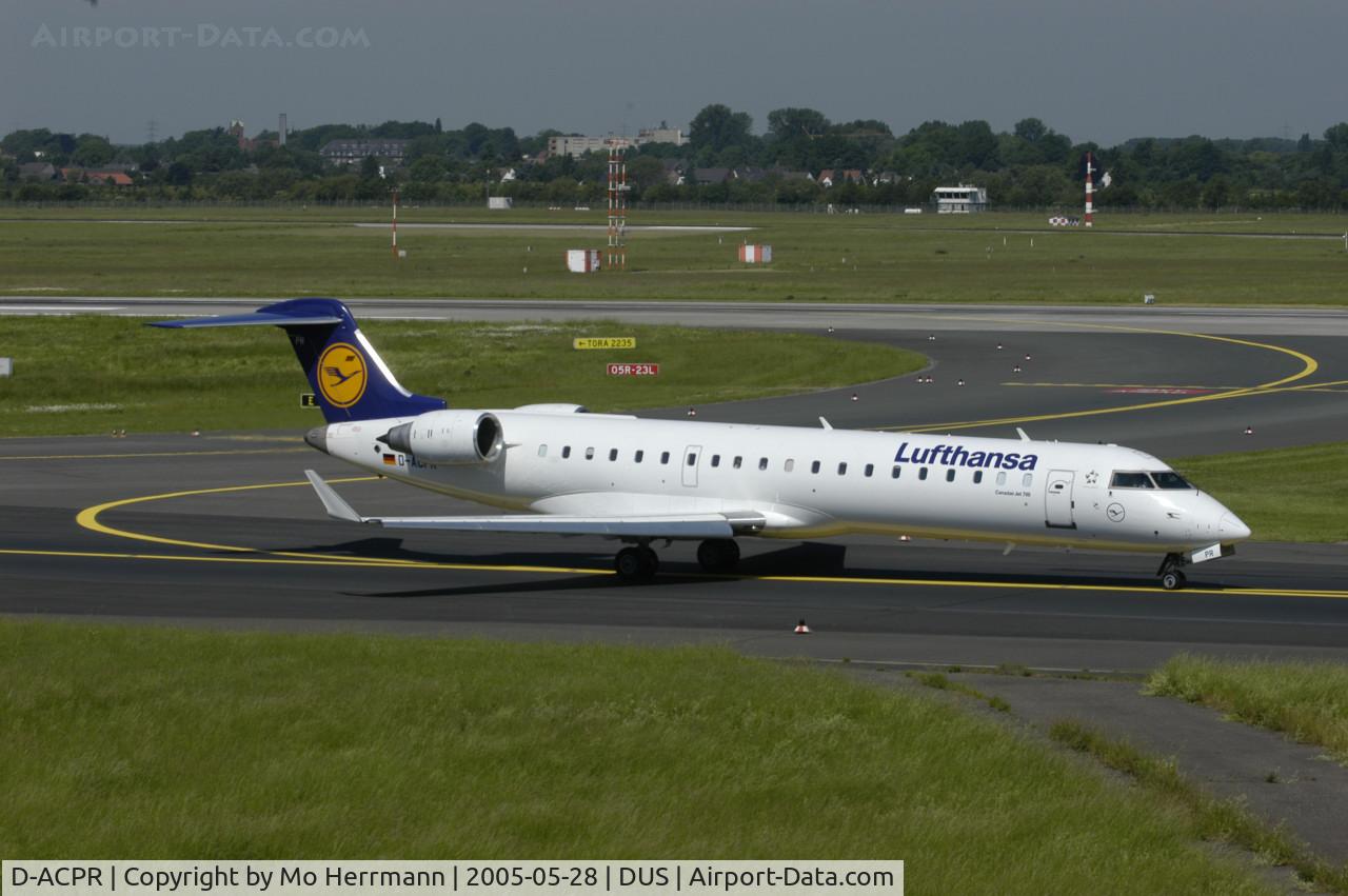 D-ACPR, 2003 Canadair CRJ-701ER (CL-600-2C10) Regional Jet C/N 10098, CRJ-700 of Lufthansa at Düsseldorf