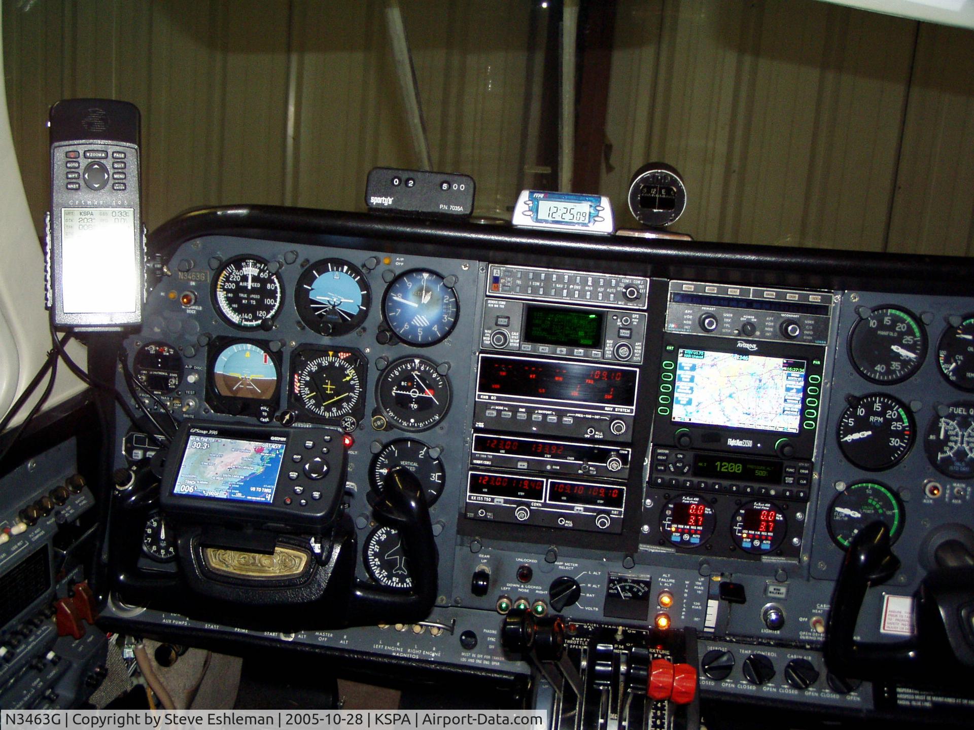N3463G, 1976 Cessna 310R C/N 310R0843, Panel