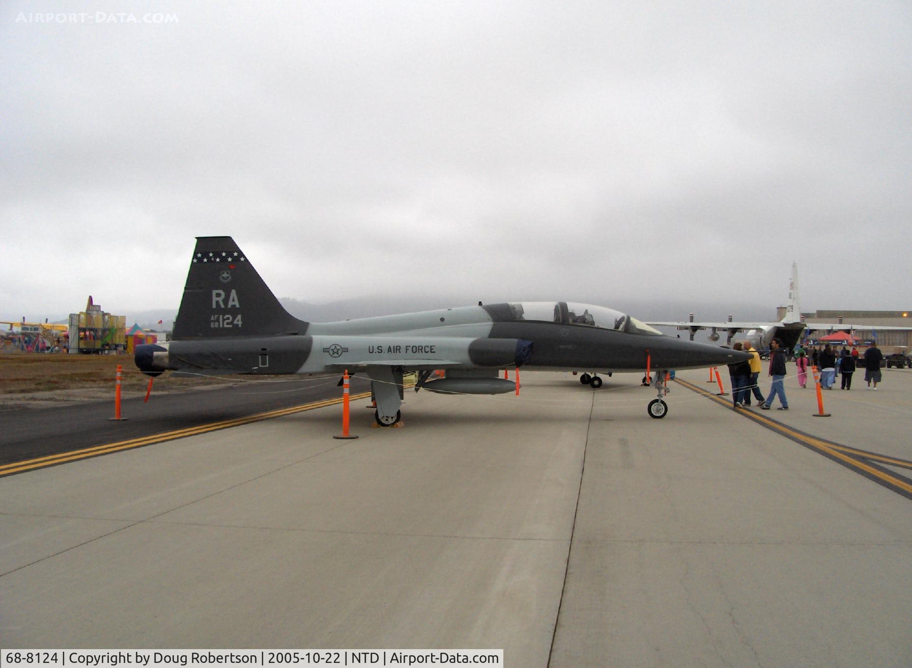 68-8124, 1968 Northrop T-38A Talon C/N T.6129, 1968 USAF Northrop T-38A TALON, Two General Electric J85-GE-5 3,850 lb st turbojets with afterburners