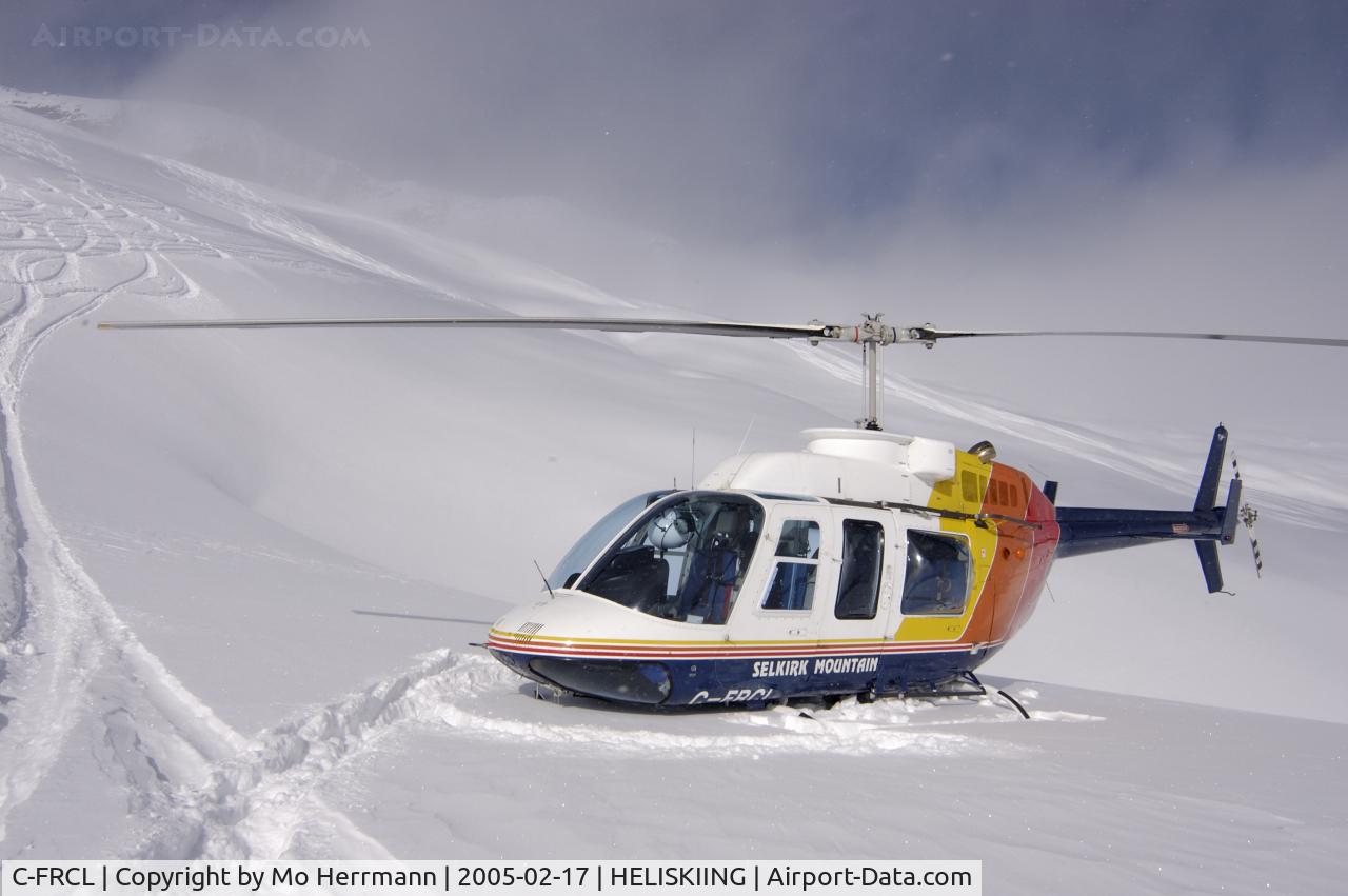 C-FRCL, 1975 Bell 206L LongRanger LongRanger C/N 45019, Heliskiing in Revelstoke