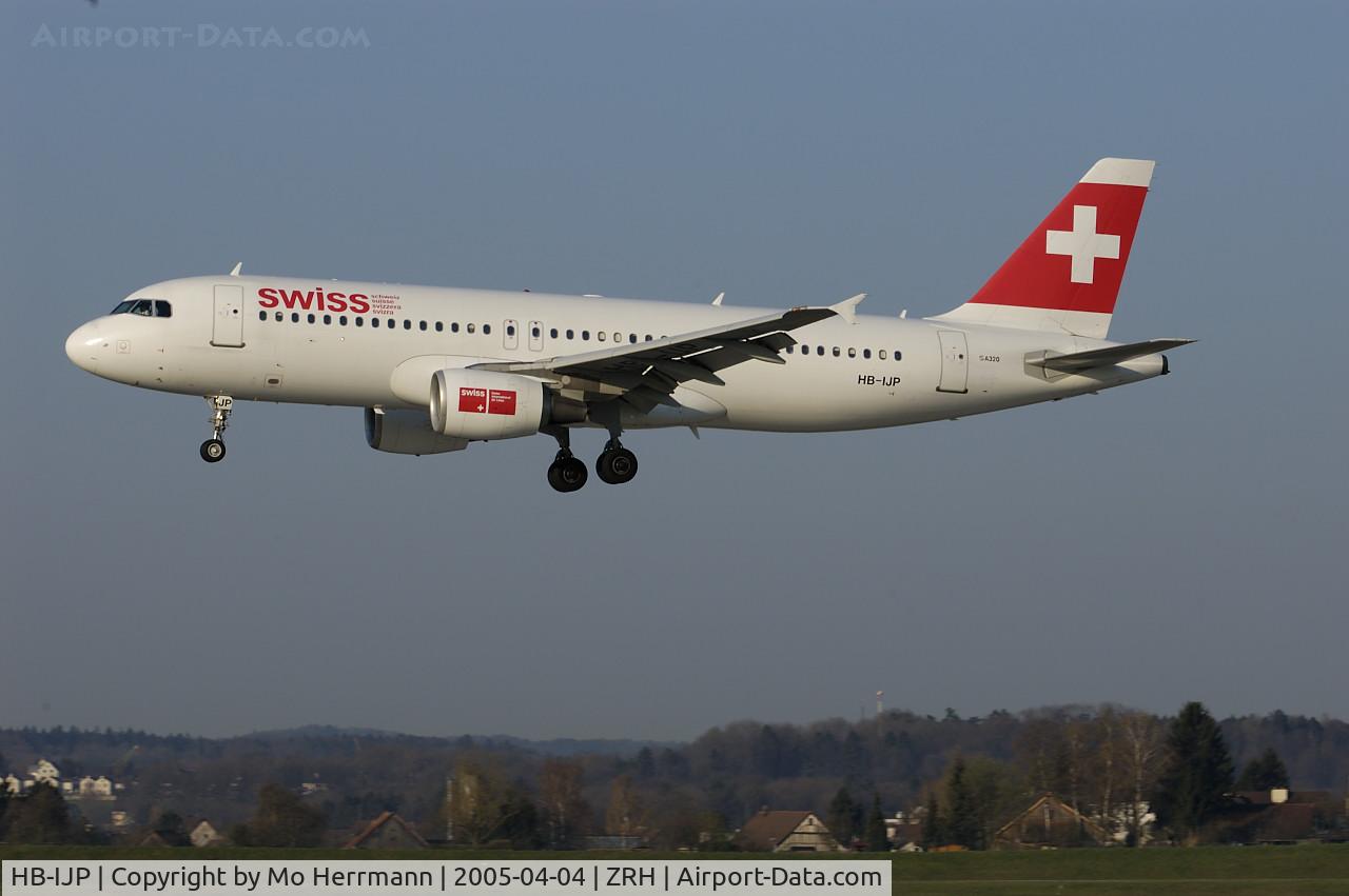 HB-IJP, 1997 Airbus A320-214 C/N 681, Swiss A320 in Zurich