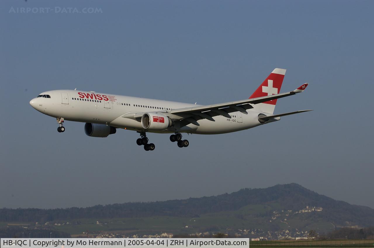 HB-IQC, 1998 Airbus A330-223 C/N 249, Swiss A330 in Zurich