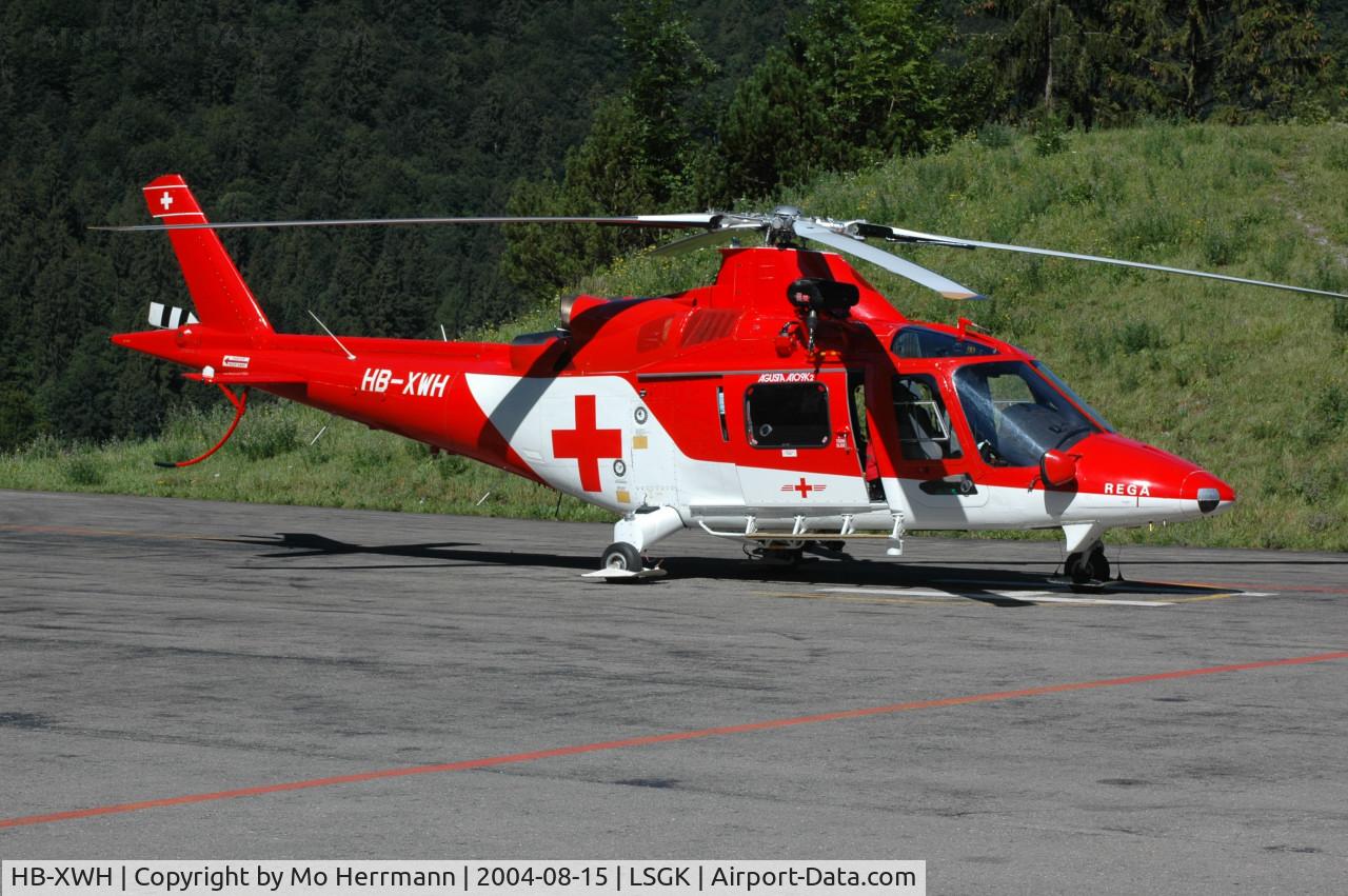 HB-XWH, 1993 Agusta A-109K-2 C/N 10008, Swiss Air Ambulance Agusta Helicopter in Gsteigwiler