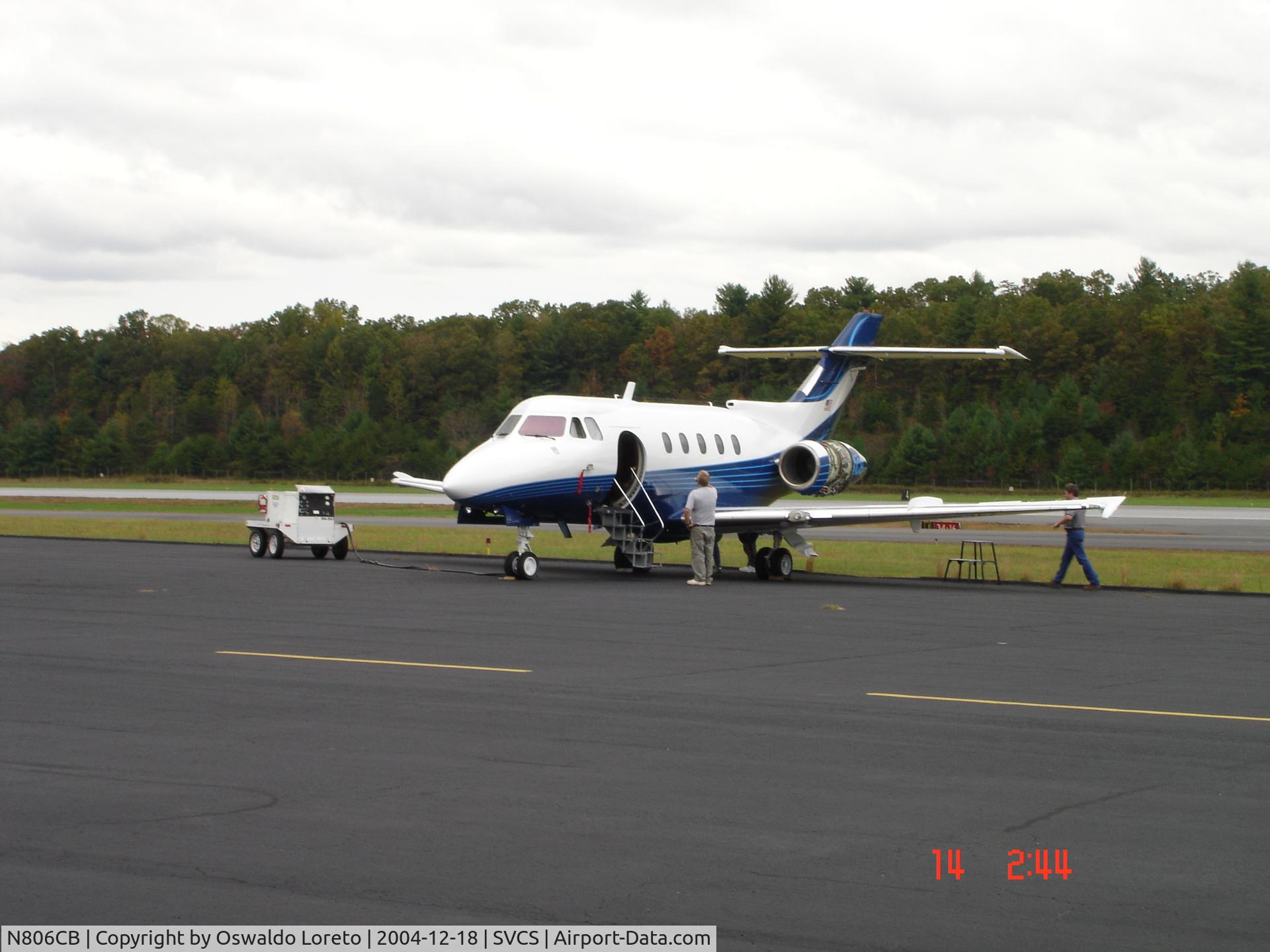N806CB, 1965 Hawker Siddeley DH-125 C/N 25038, Aeropuerto Regional de Ascheville N.C.