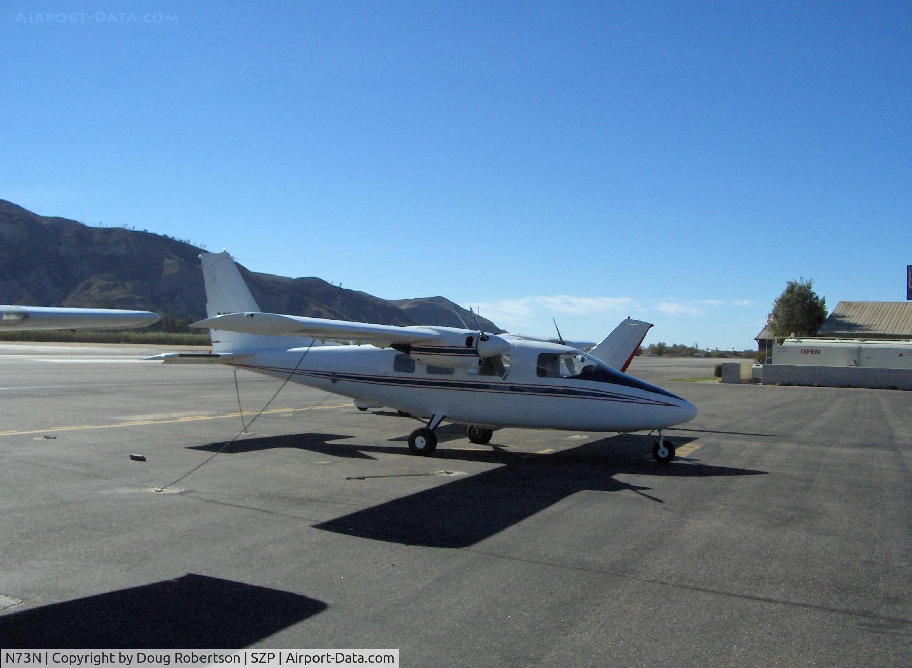 N73N, 1981 Partenavia P-68C C/N 230, 1981 Partenavia Spa P.68C VICTOR, Lycoming IO-360-A1B6 200 Hp engines, two-blade fully-feathering constant-speed props with spinners, six-seven seat light transport and trainer