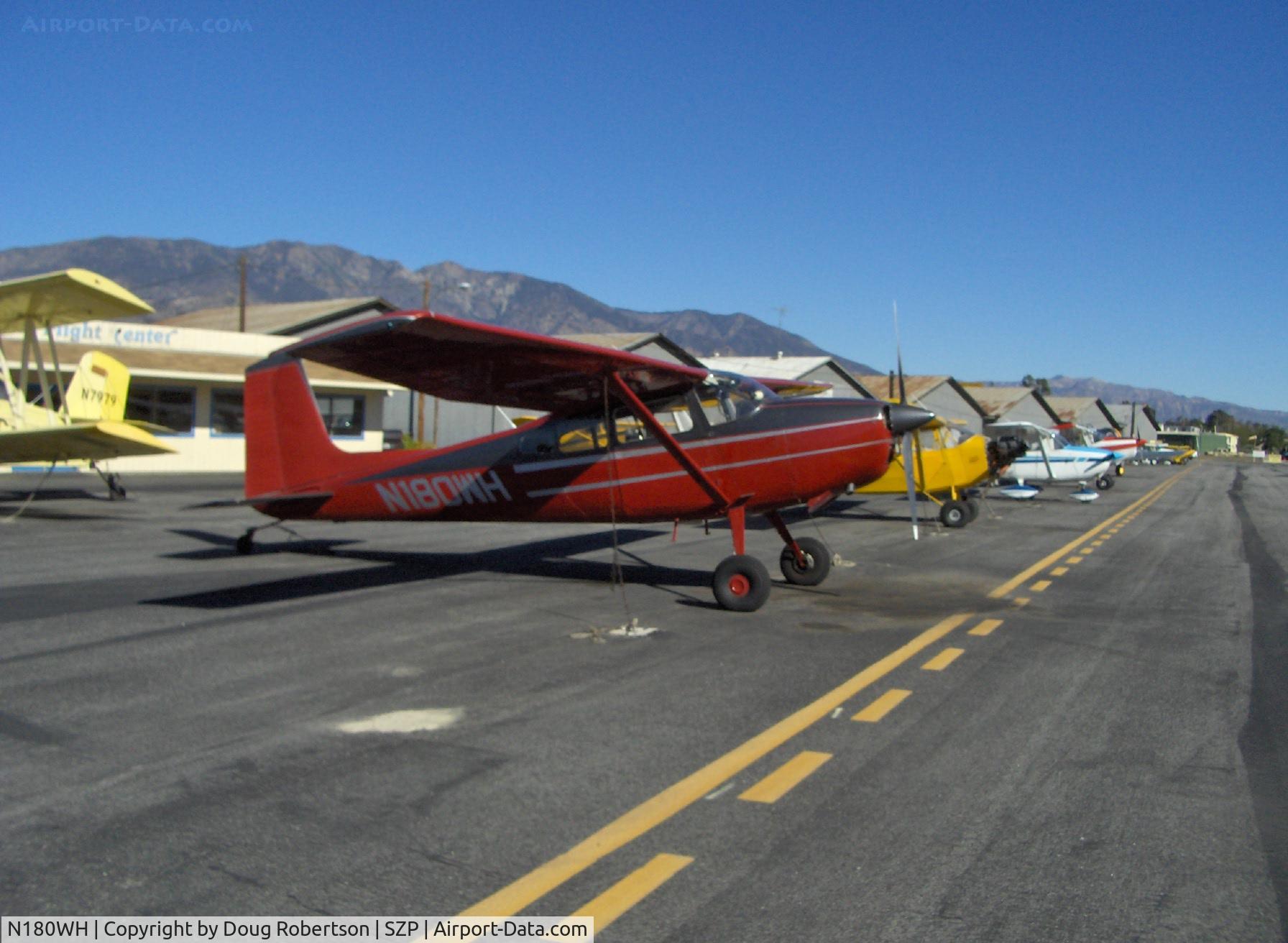 N180WH, 1961 Cessna 180D C/N 18050972, 1961 Cessna 180D, Continental O-470 at SZP