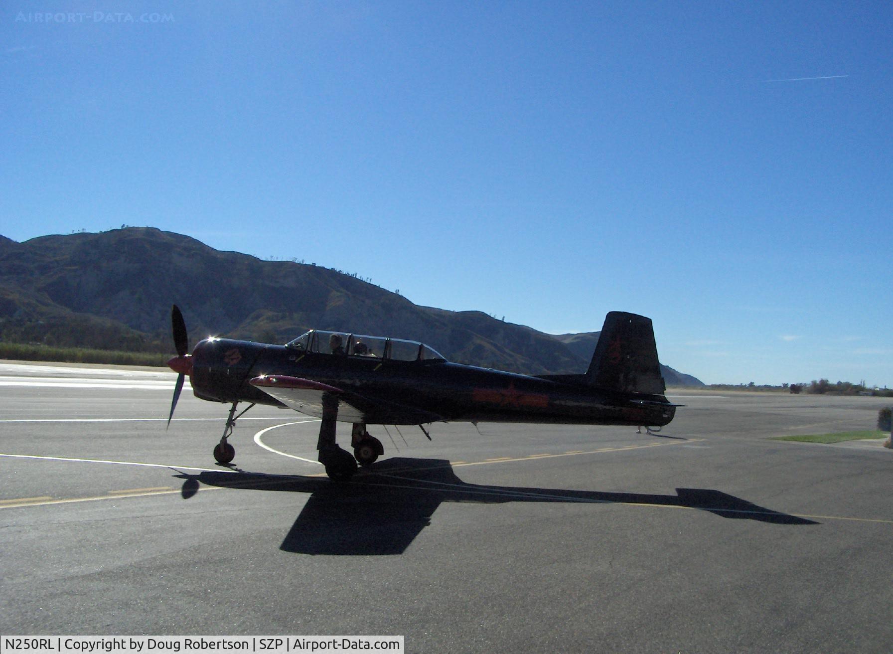 N250RL, 1968 Nanchang CJ-6A C/N 2432066, 1968 Nanchang China CJ-6A, Huosai 6A 9 cylinder radial 285 Hp