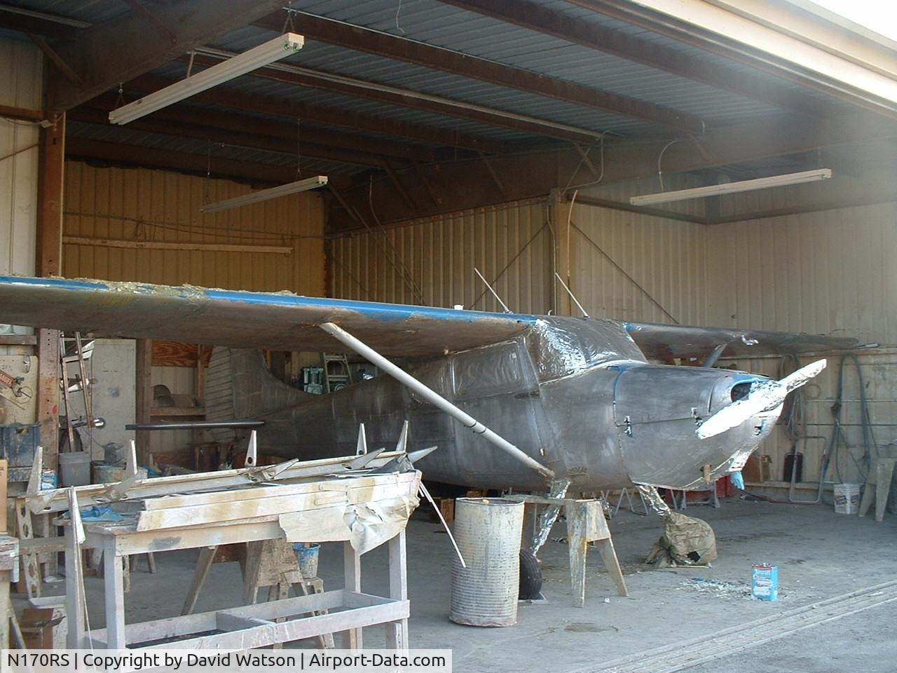 N170RS, 1950 Cessna 170A C/N 19611, Stripped Two Coats of Paint