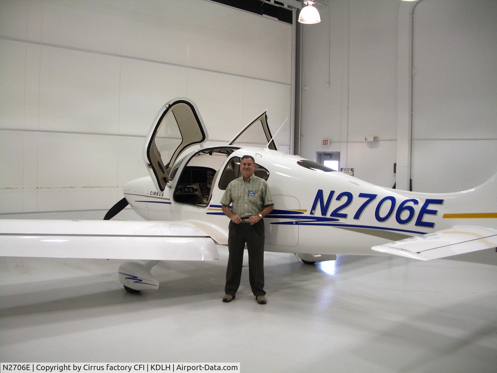 N2706E, 2005 Cirrus SR20 C/N 1497, Randy Henry taking delivery of new SR20