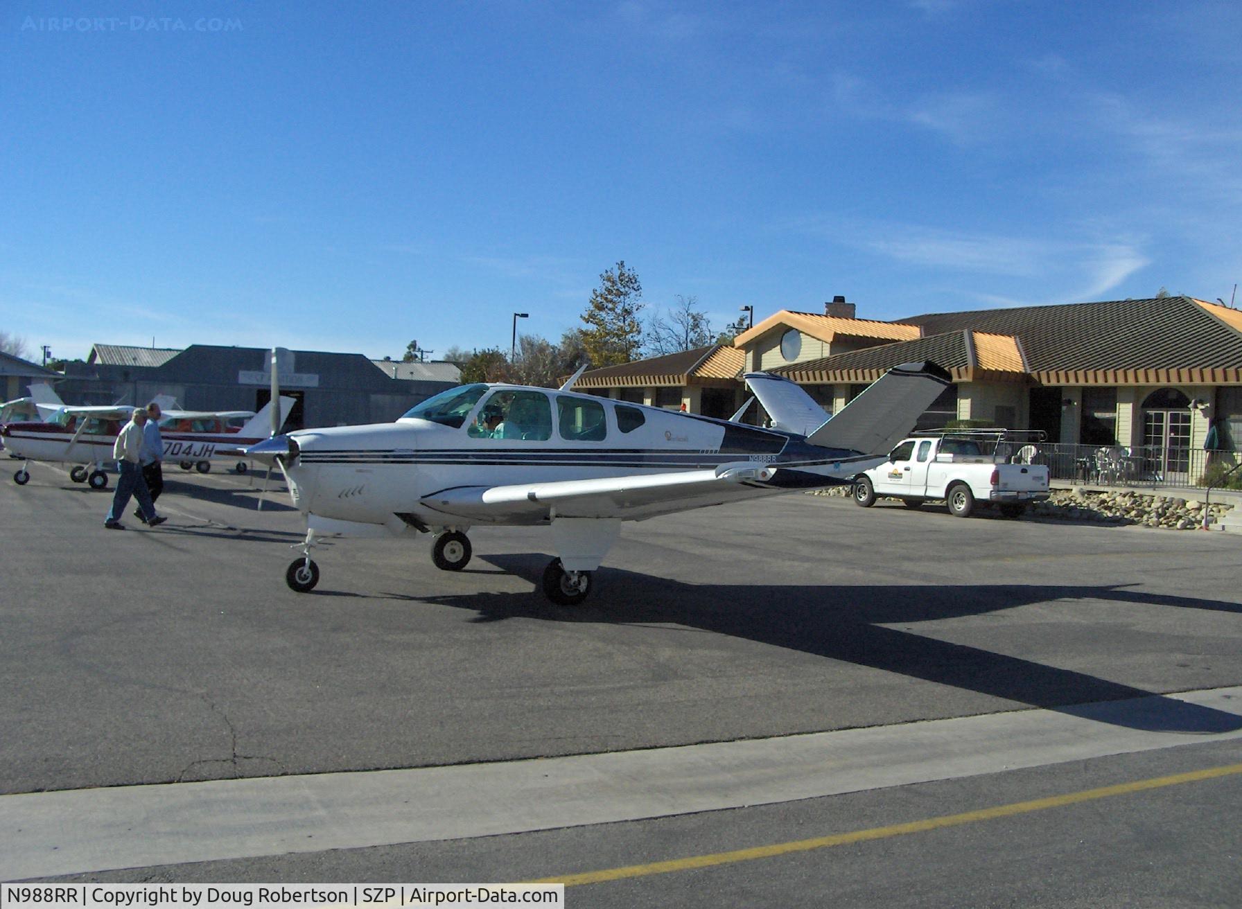 N988RR, 1959 Beech M35 Bonanza C/N D-6179, 1959 Beech M35 BONANZA Continental IO-470-C 250 Hp