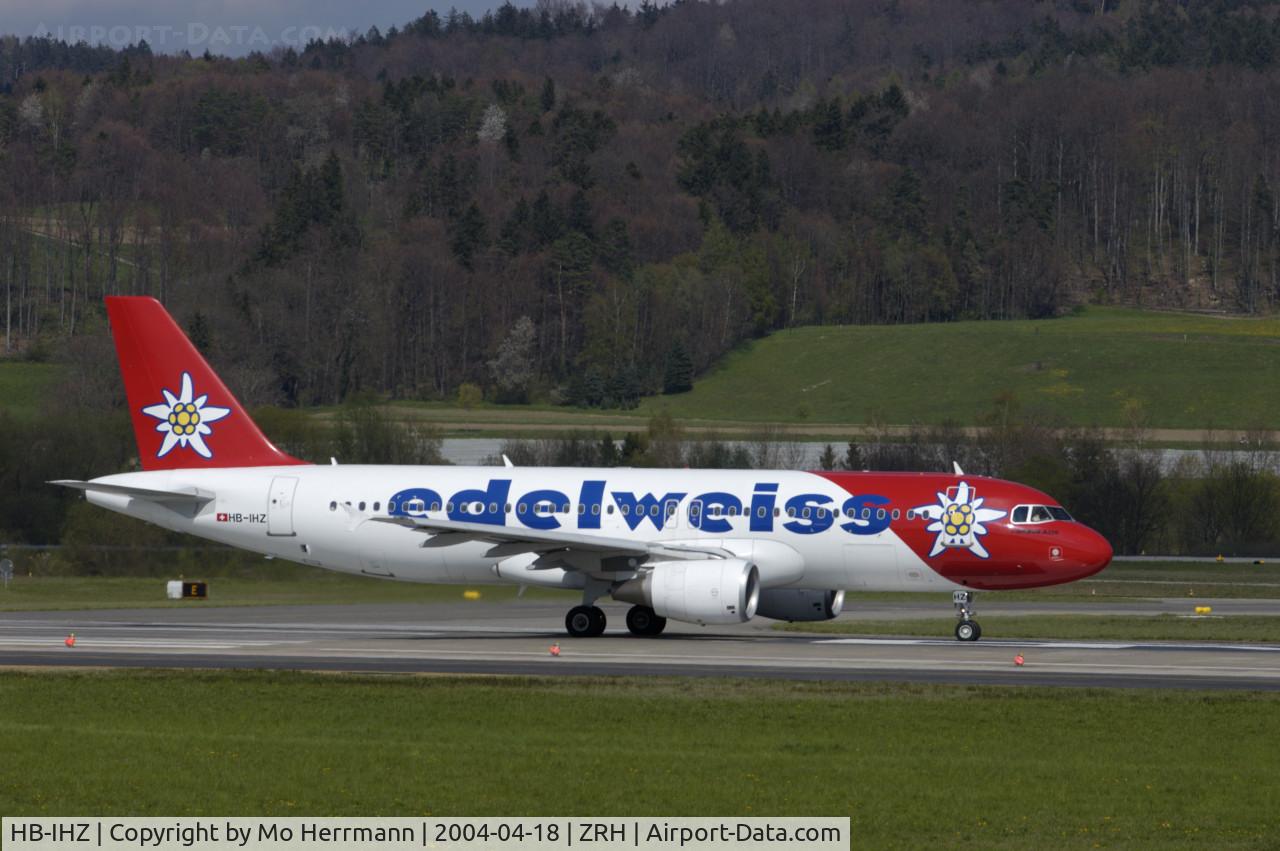 HB-IHZ, 1999 Airbus A320-214 C/N 1026, Edelweiss A320 at Zurich