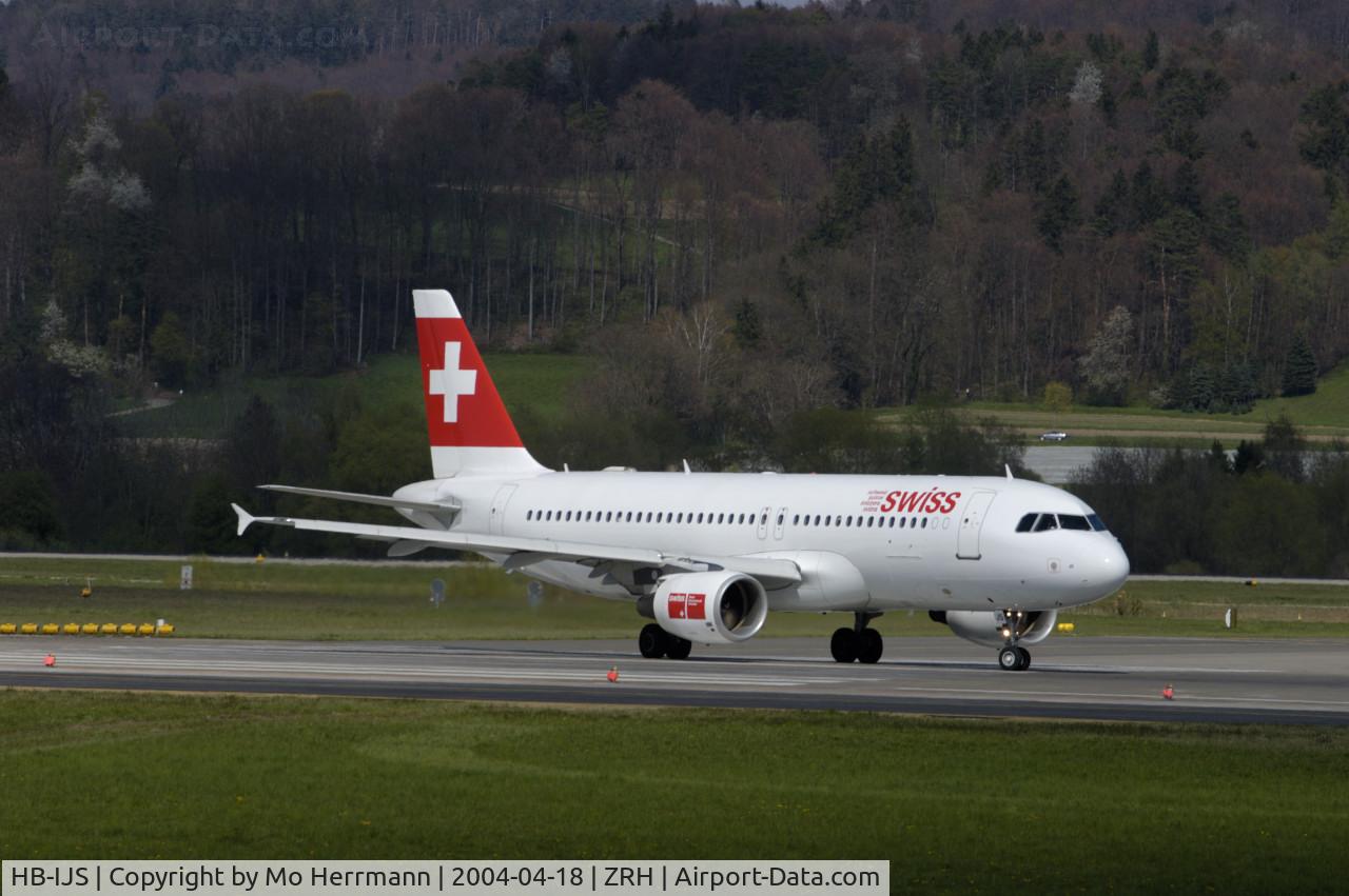 HB-IJS, 1998 Airbus A320-214 C/N 782, Swiss A320 at Zurich