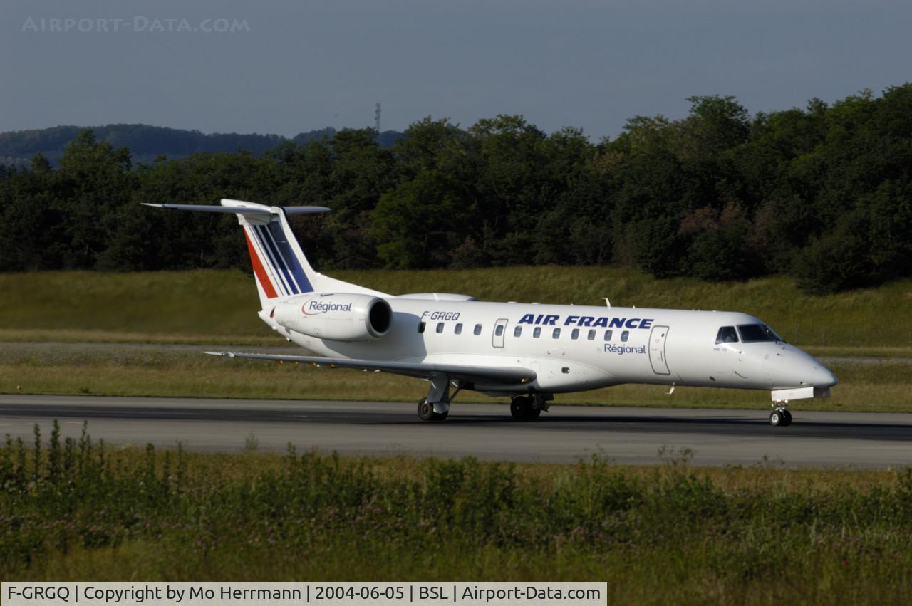 F-GRGQ, 2000 Embraer ERJ-135ER (EMB-135ER) C/N 145233, Air France Embraer at Basel