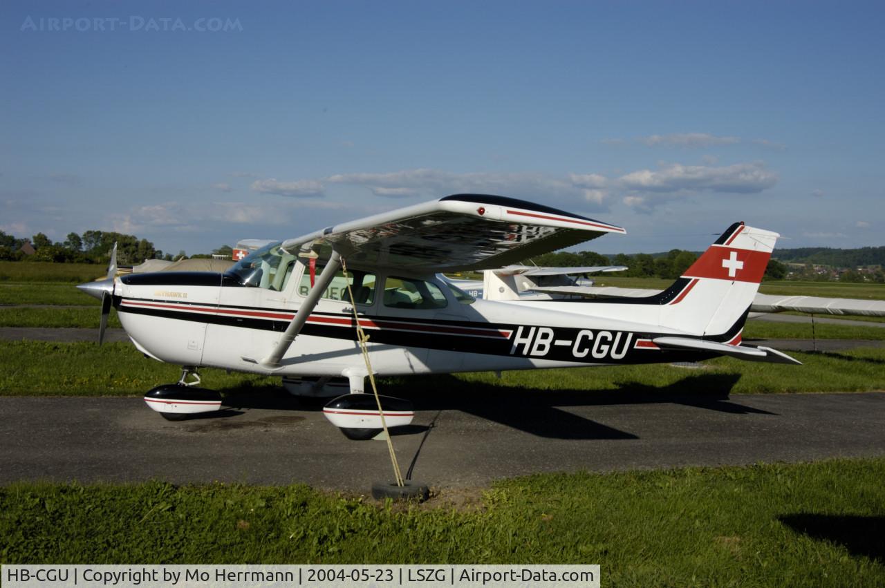 HB-CGU, 1982 Reims F172P C/N 2194, privat plane at Grenchen, Switzerland