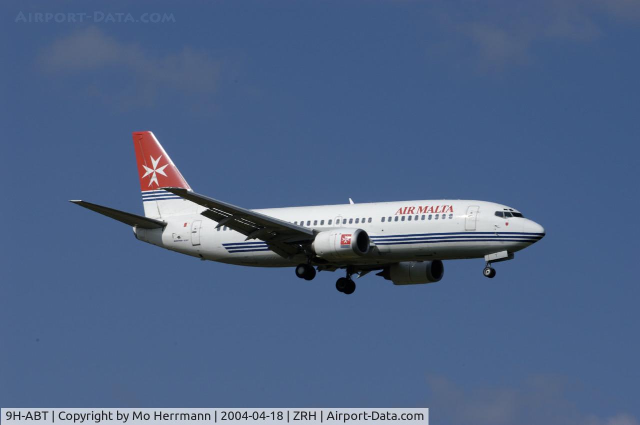 9H-ABT, 1993 Boeing 737-3Y5 C/N 25615, Air Malta 737-300 at Zurich