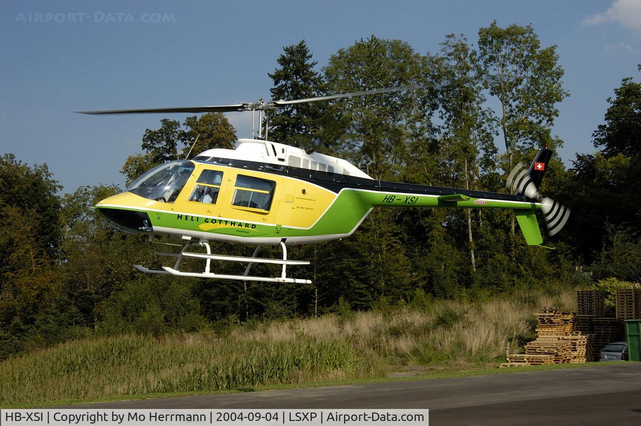 HB-XSI, 1980 Bell 206B JetRanger III C/N 3091, Heli Gotthard at Pfaffnau Heliport