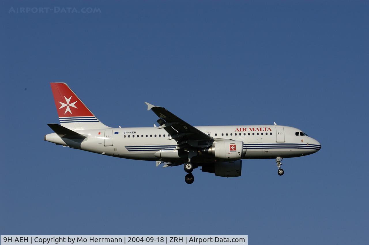 9H-AEH, 2004 Airbus A319-111 C/N 2122, Air Malta A319