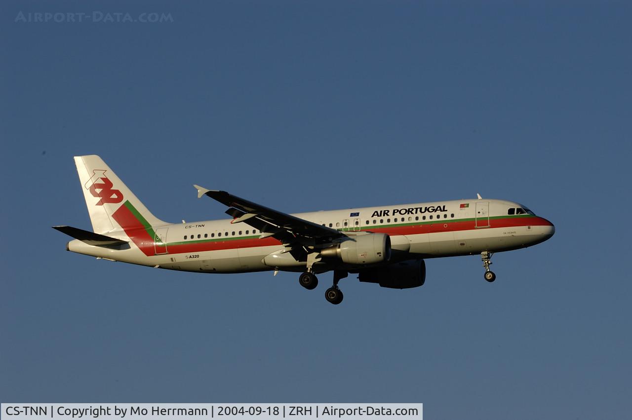 CS-TNN, 2002 Airbus A320-214 C/N 1816, TAP Air Portugal A320 at Zurich