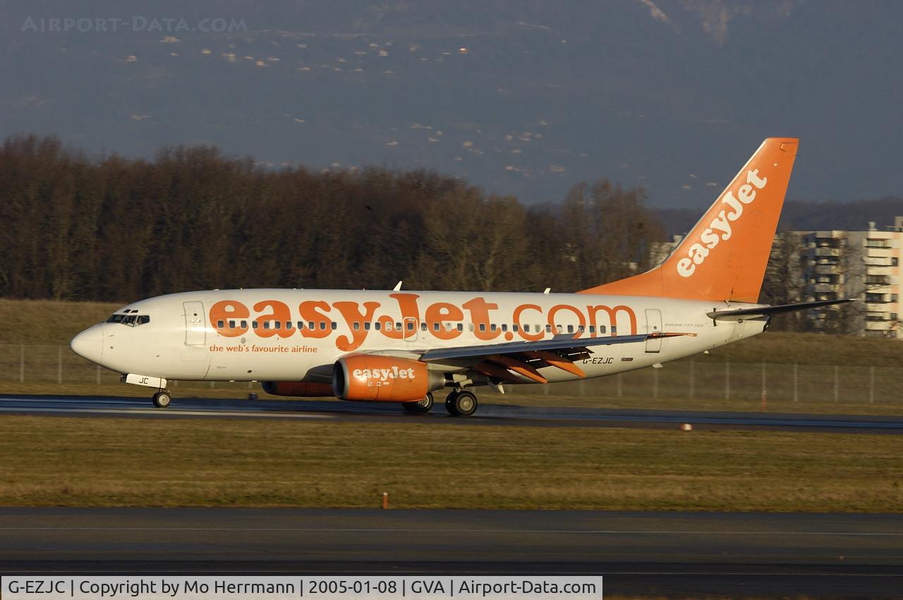 G-EZJC, 2000 Boeing 737-73V C/N 30237, EasyJet 737 at Geneva