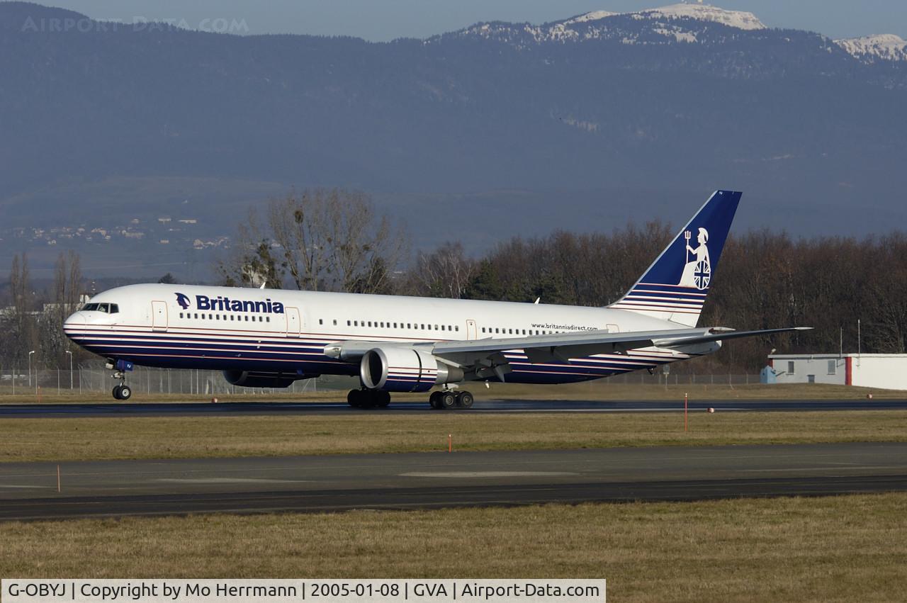 G-OBYJ, 2000 Boeing 767-304 C/N 29384, Britannia