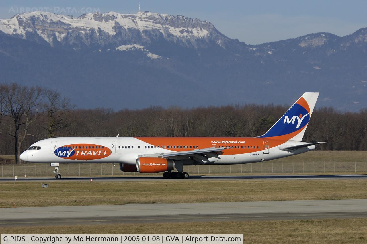 G-PIDS, 1982 Boeing 757-225 C/N 22195, MyTravel Boeing 757-200 at Geneva