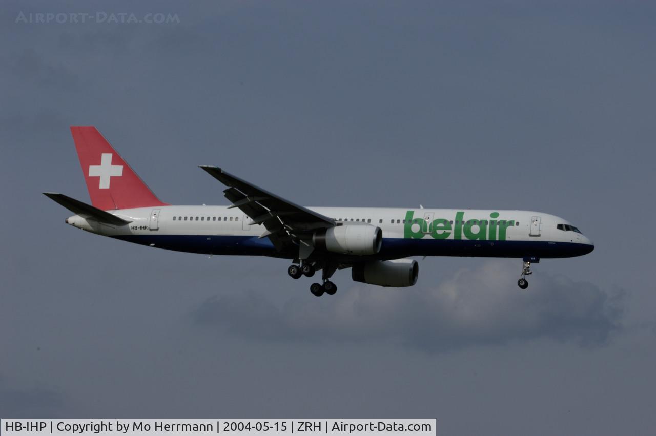 HB-IHP, 1974 Douglas DC-10-30 C/N 46868, Belair Boeing 757 at Zurich