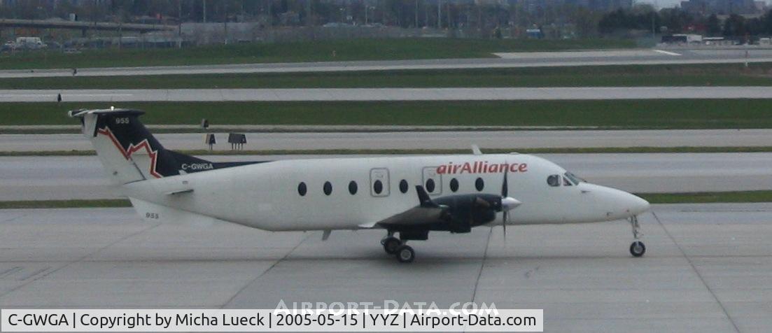C-GWGA, 1998 Beech 1900D C/N UE-309, airAlliance