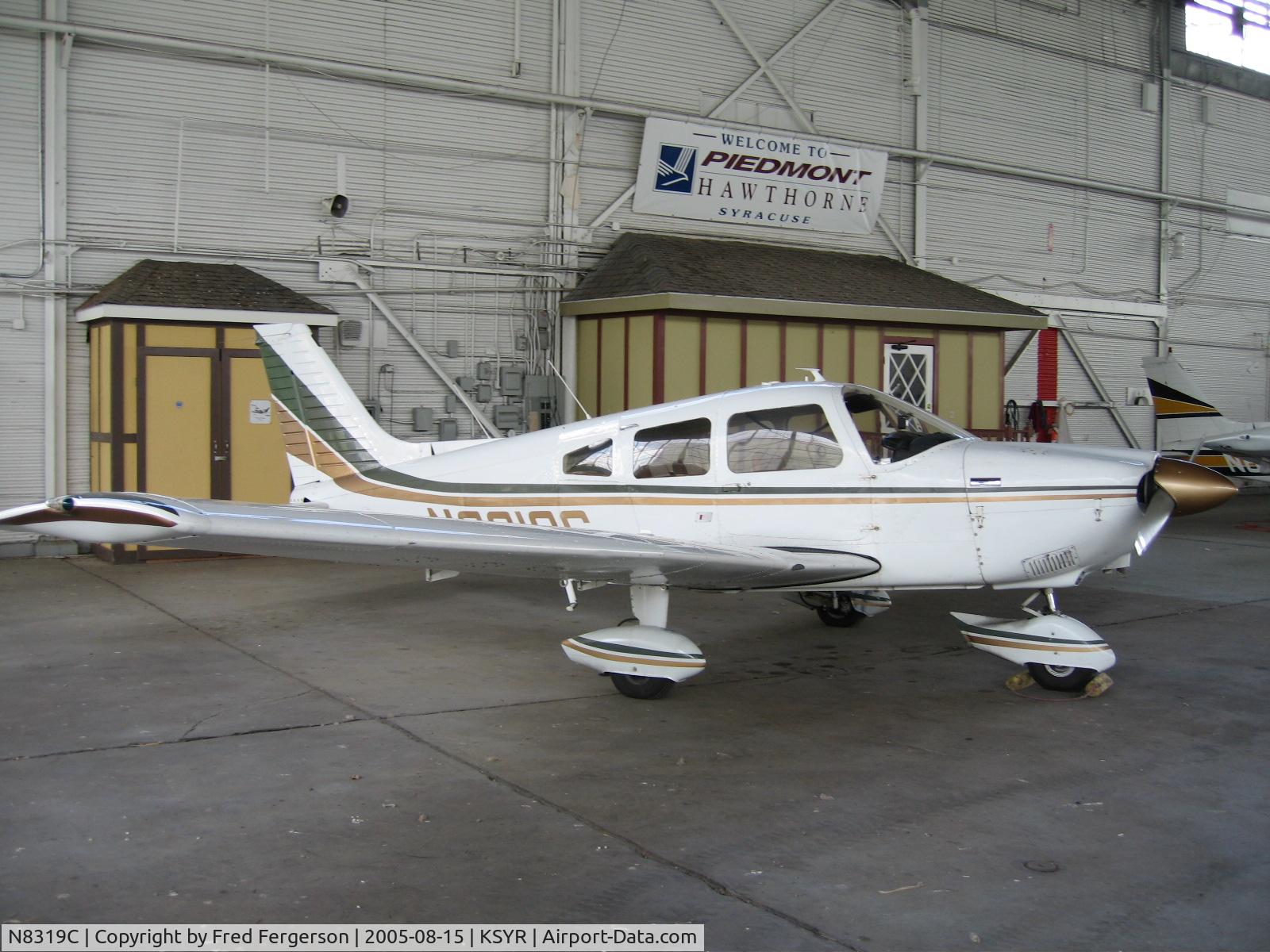 N8319C, 1975 Piper PA-28-181 C/N 28-7690114, N8319C inside PH hanger