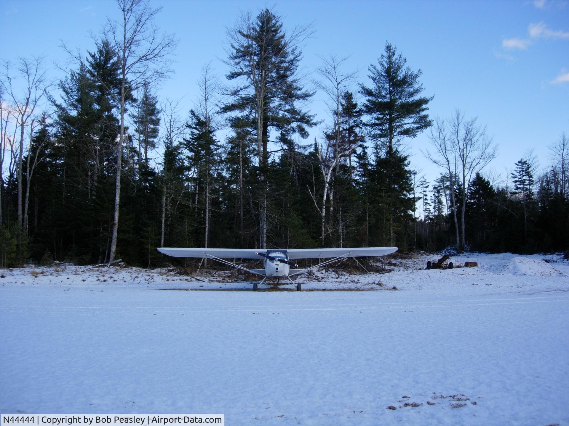 N44444, 1946 Taylorcraft BC12-D1 C/N 10244, PEASLEY FIELD