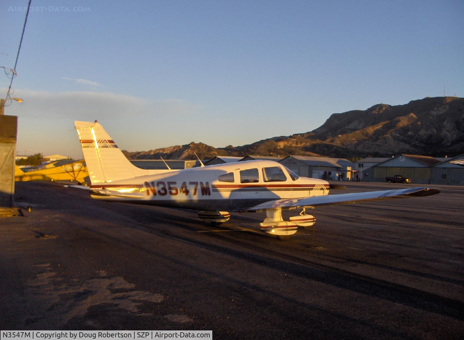 N3547M, 1978 Piper PA-28-161 Warrior II C/N 28-7816354, 1978 Piper PA28-161 WARRIOR II Avco Lycoming O-320-D3G 160 Hp