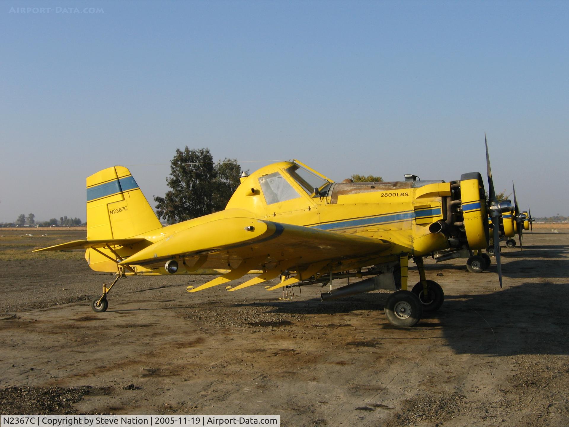 N2367C, Air Tractor Inc AT-301 C/N 301-0412, Spain Air 1981 Air Tractor AT-301 rigged for dusting near South Dos Palos, CA (Fleet #1)