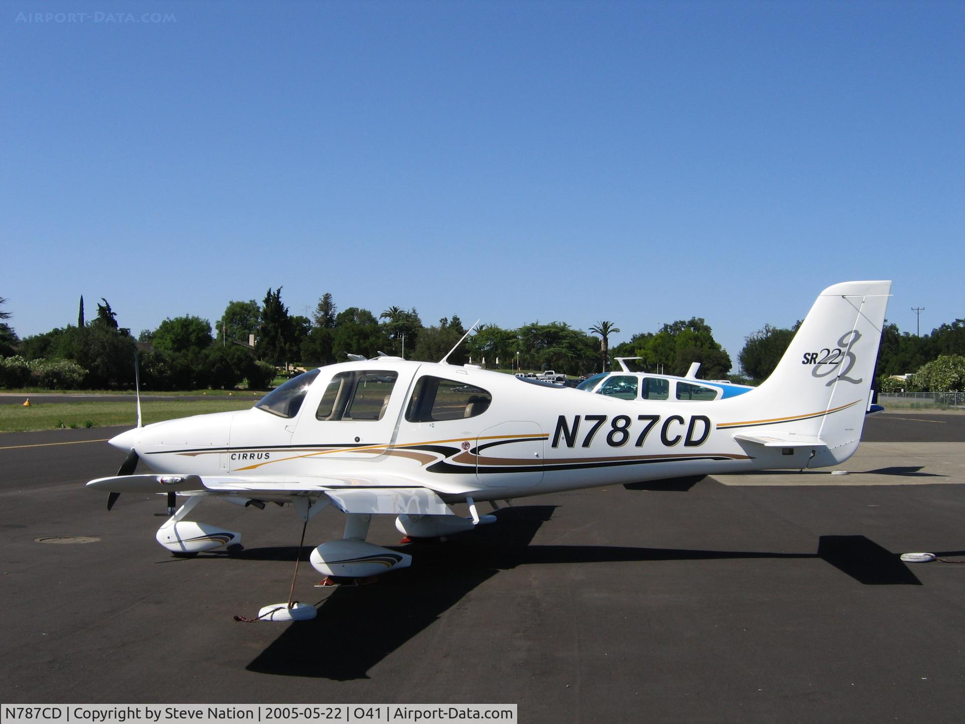 N787CD, 2004 Cirrus SR22 C/N 0918, Modular Industrial Solutions 2004 Cirrus Design SR22 at Woodland-Watts Airport, CA