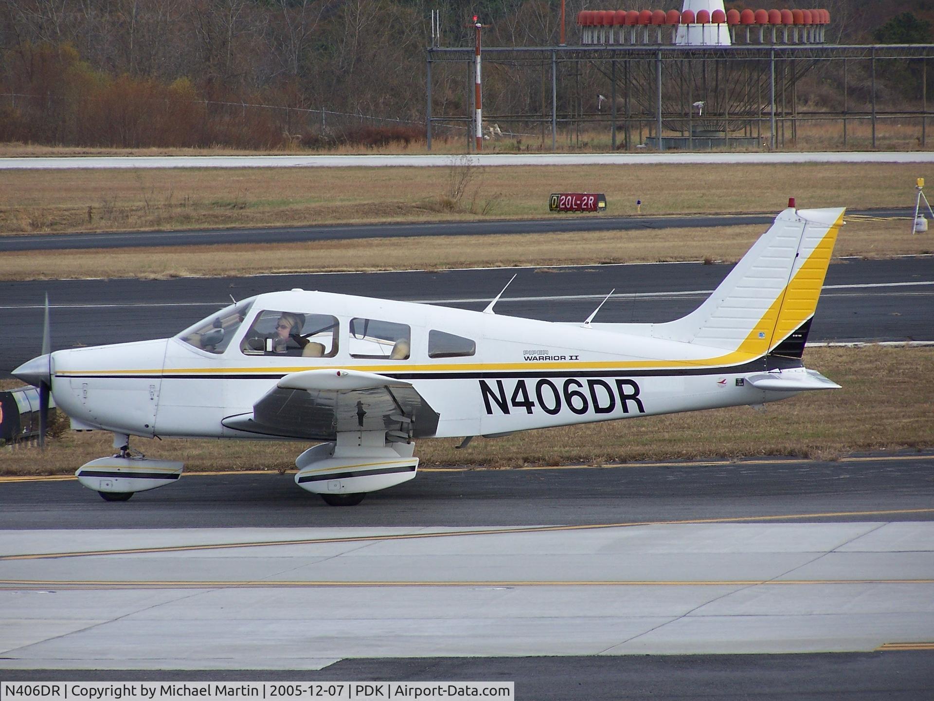 N406DR, 1978 Piper PA-28-161 C/N 28-7916072, Look closely at the pilot - where do I go now?