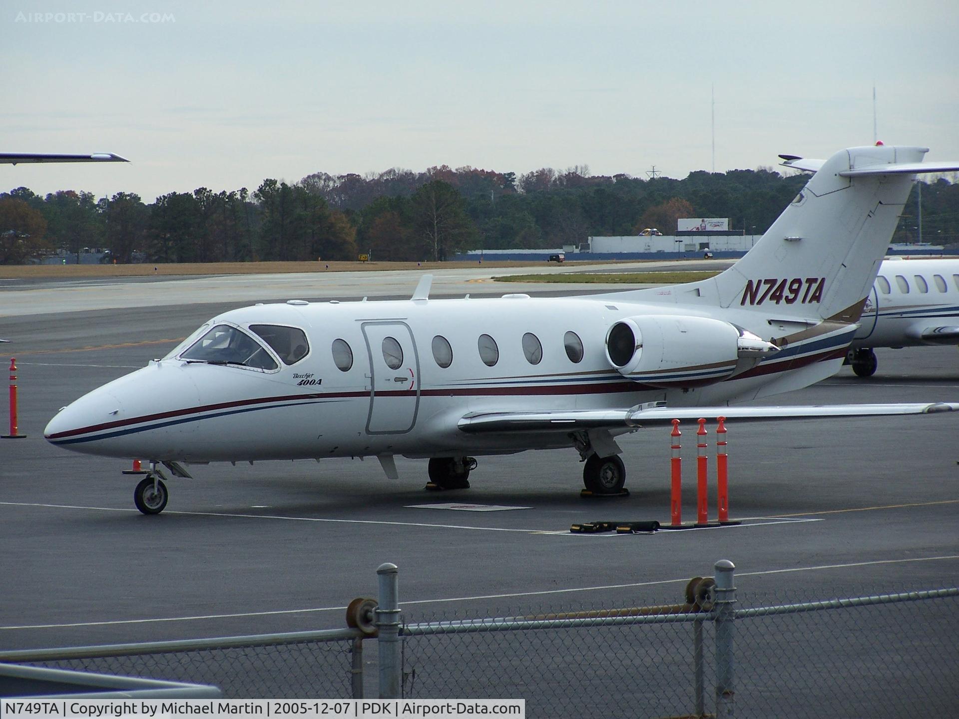 N749TA, 1997 Beechcraft 400A Beechjet C/N RK-149, At Mercury Air Center