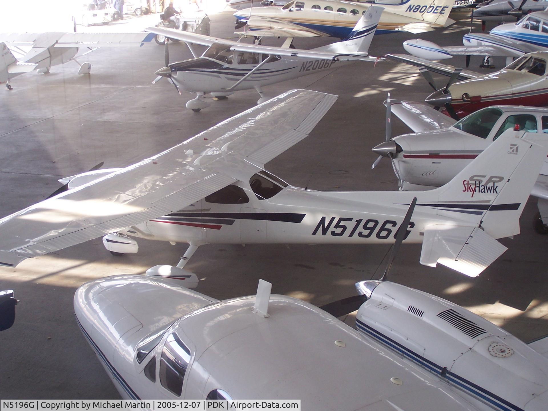 N5196G, 2002 Cessna 172S C/N 172S9092, In Epps Air Service hanger.