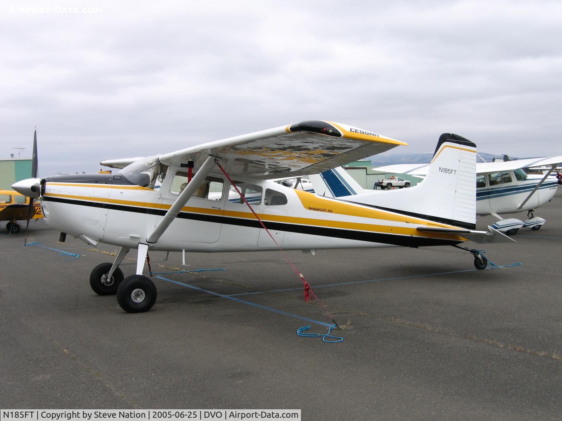 N185FT, 1977 Cessna A185F Skywagon 185 C/N 18503329, 1977 Cessna 185F at Gnoss Field, CA