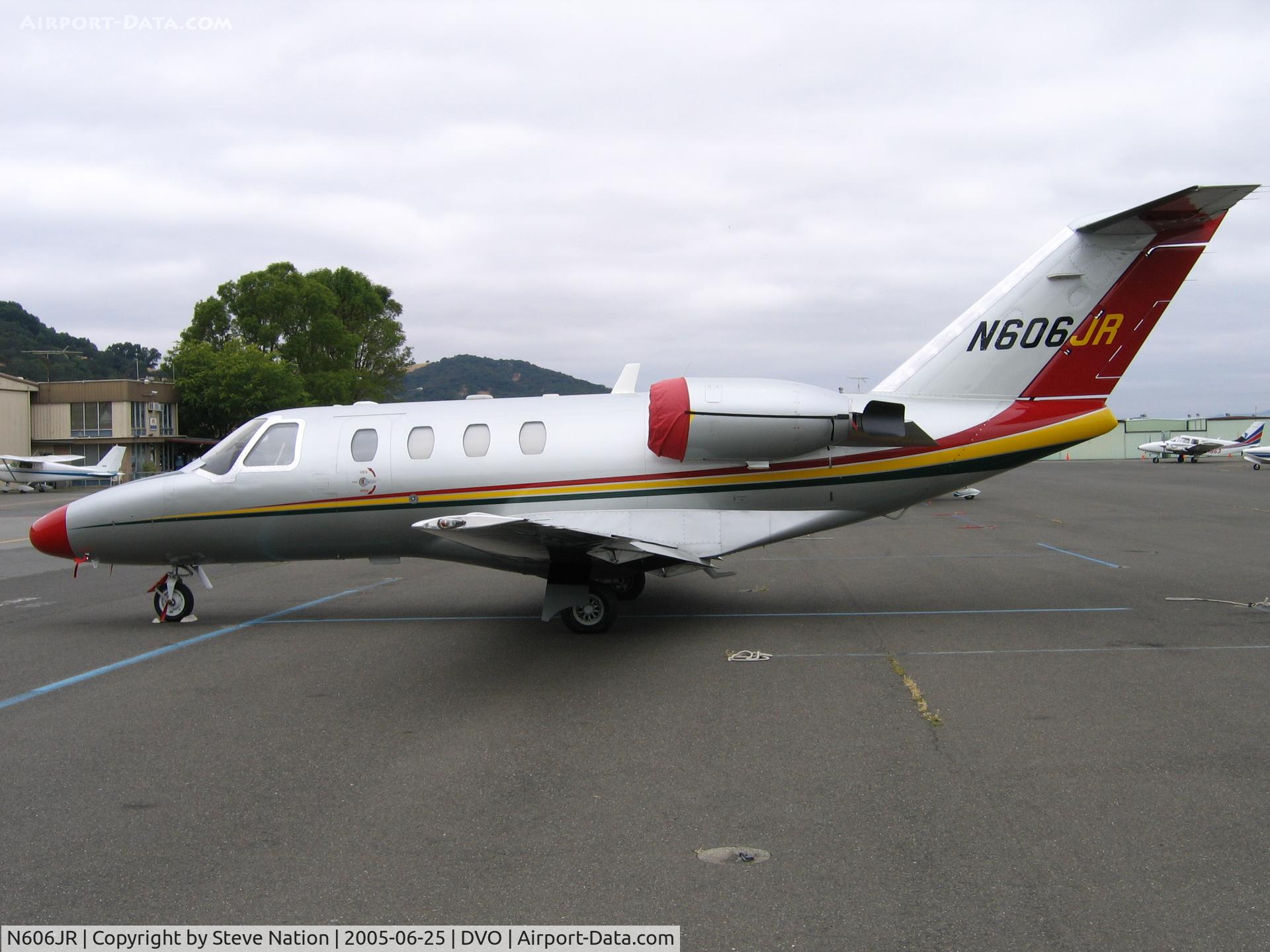 N606JR, 1986 Piper/mckinney J3C-65 C/N 14411, Roush Racing 1997 Cessna 525 at Gnoss Field, CA