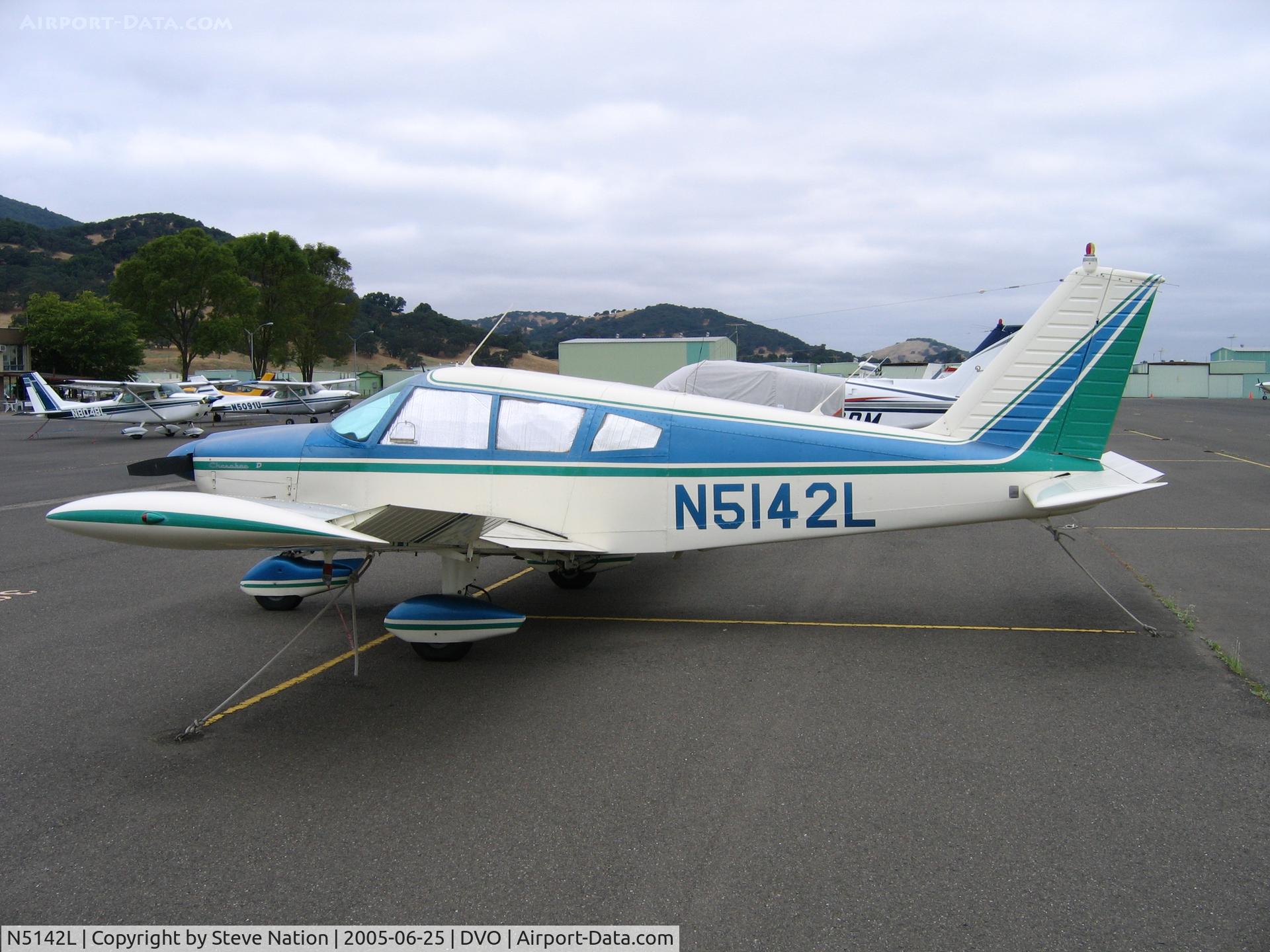 N5142L, 1967 Piper PA-28-180 C/N 28-4426, 1967 Piper PA-28-180 at Gnoss Field, CA